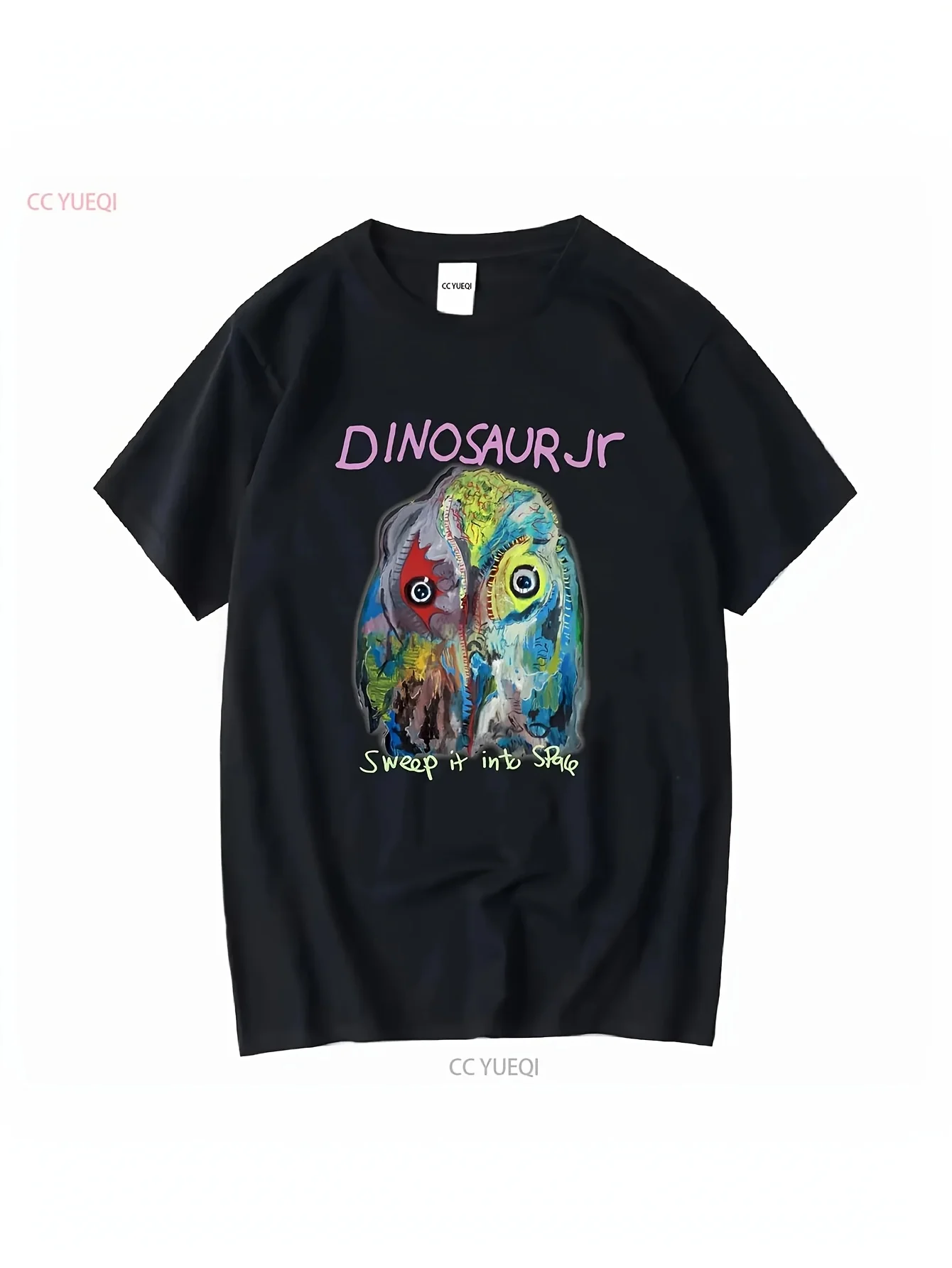 Men's Dinosaur Jr Sweep It Into Space T shirt Small Black