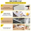 VEVOR 1.5mm 2mm PVC Table Cloth Transparent Clear Desk Cover Protector Plastic Soft Glass Waterproof Oilproof for Dining Table 5