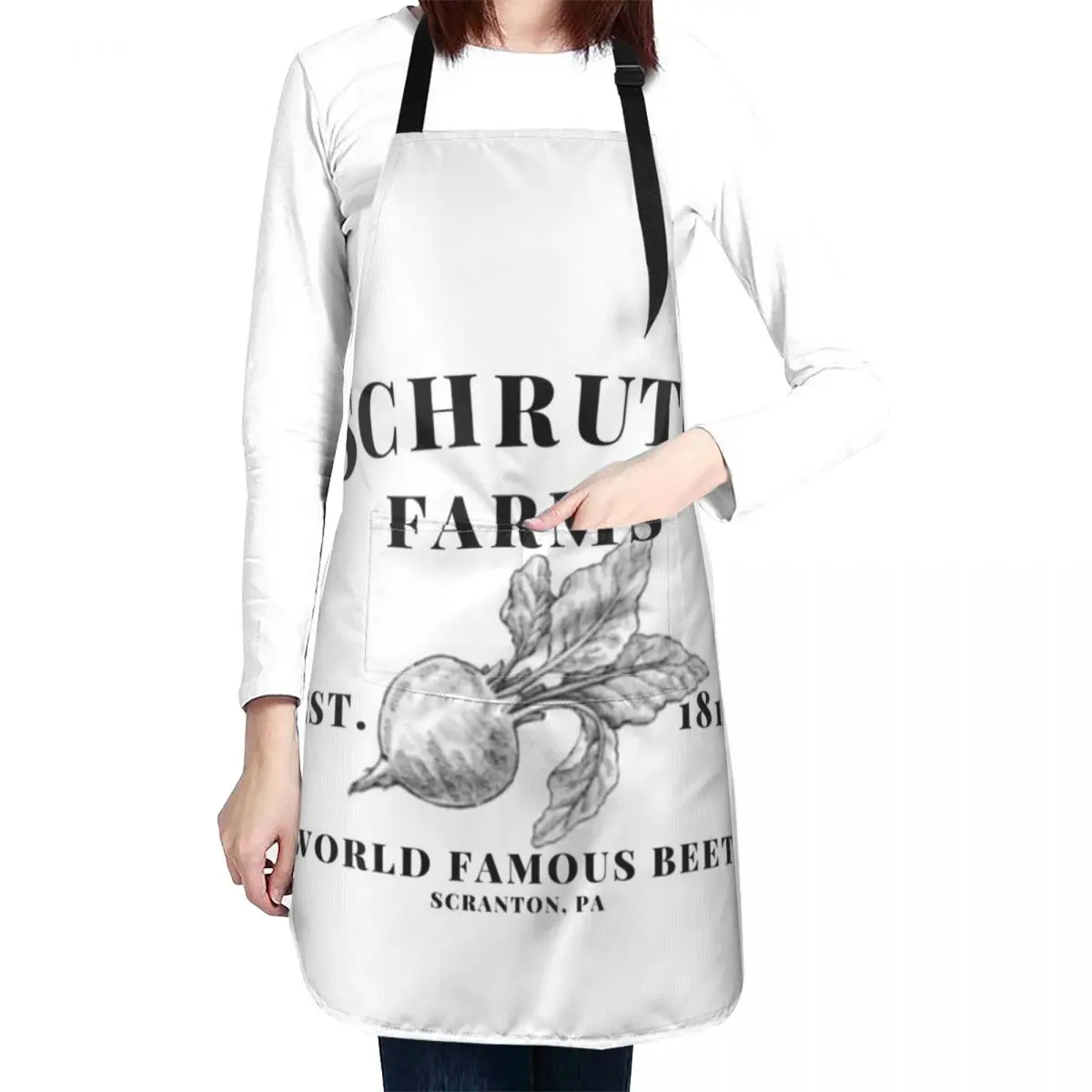 

Schrute Farms, world famous beets! Apron for kitchen useful painting apron