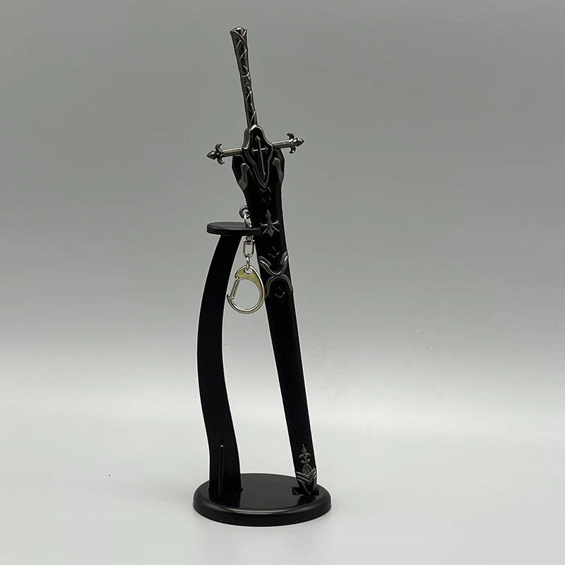 Cosplay Sword 22cm Balmung Sword Siegfried Fate Game Anime Peripherals Metal Weapon Models Crafts 1:6 Doll Equipment Toy for Boy Home Ornament