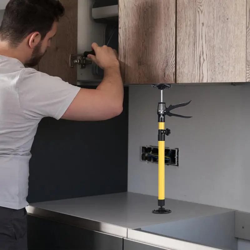 Woodworking Telescopic Support Rod Furniture Cabinets Installation Quick Support Pole Lifting Device Labor-Saving Arm Jack Tool