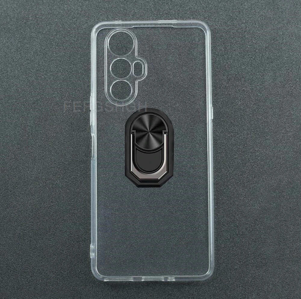 Cubot Max5 6.95 Ring Holder Phone Cover - TPU Soft Silicone Case