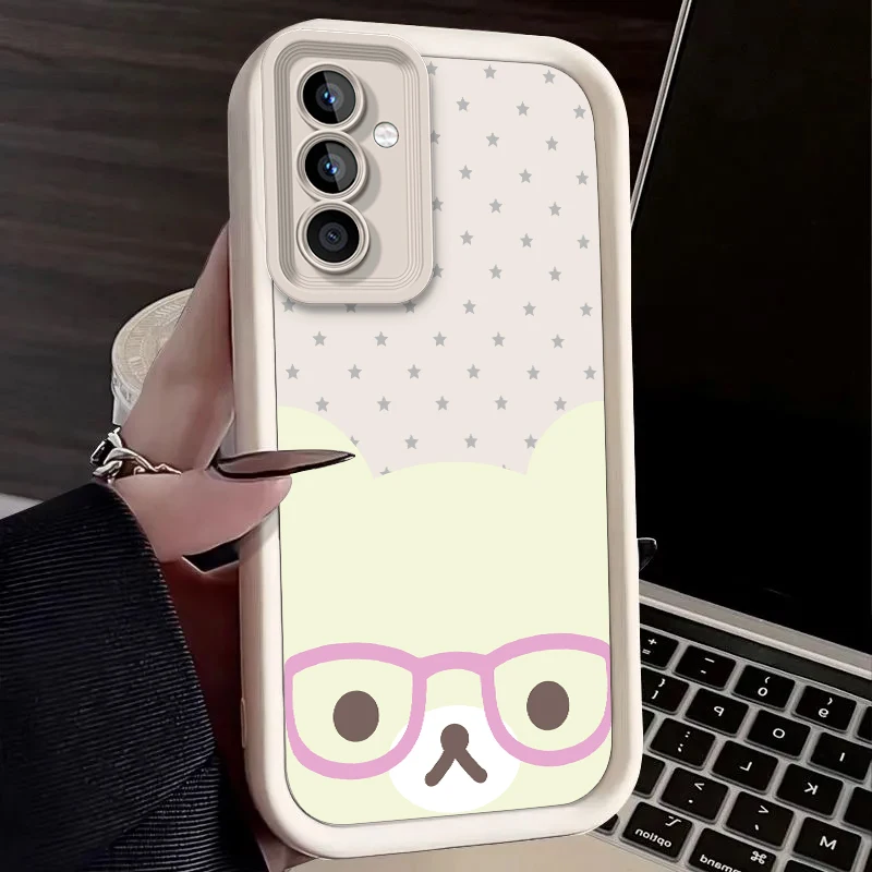 Wearing Glasses R-Rilakkuma Phone Case Cover