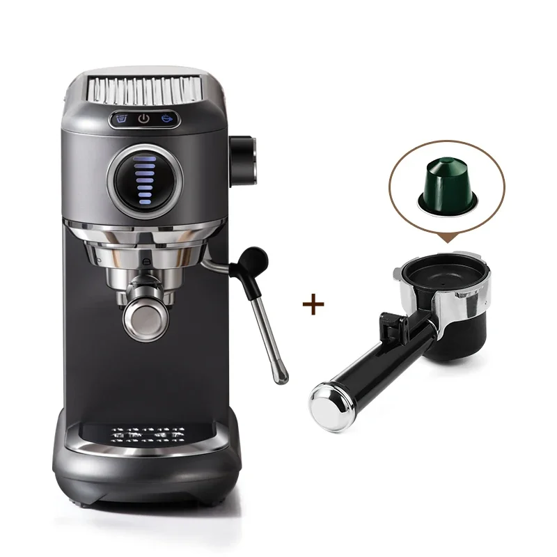 CAFELFFE 1.1L Portable Stainless Steel Coffee Maker 19 Bar Espresso Machine for Hotel Use 19 Bar Capsule Espresso Machine Coffee