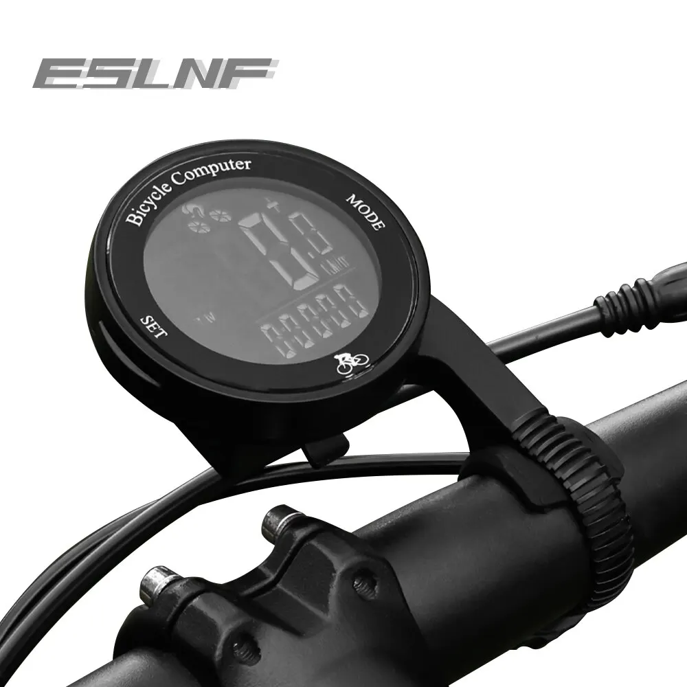 Wireless Bike Computer and Multifunctional LCD Cycling Speedometer
