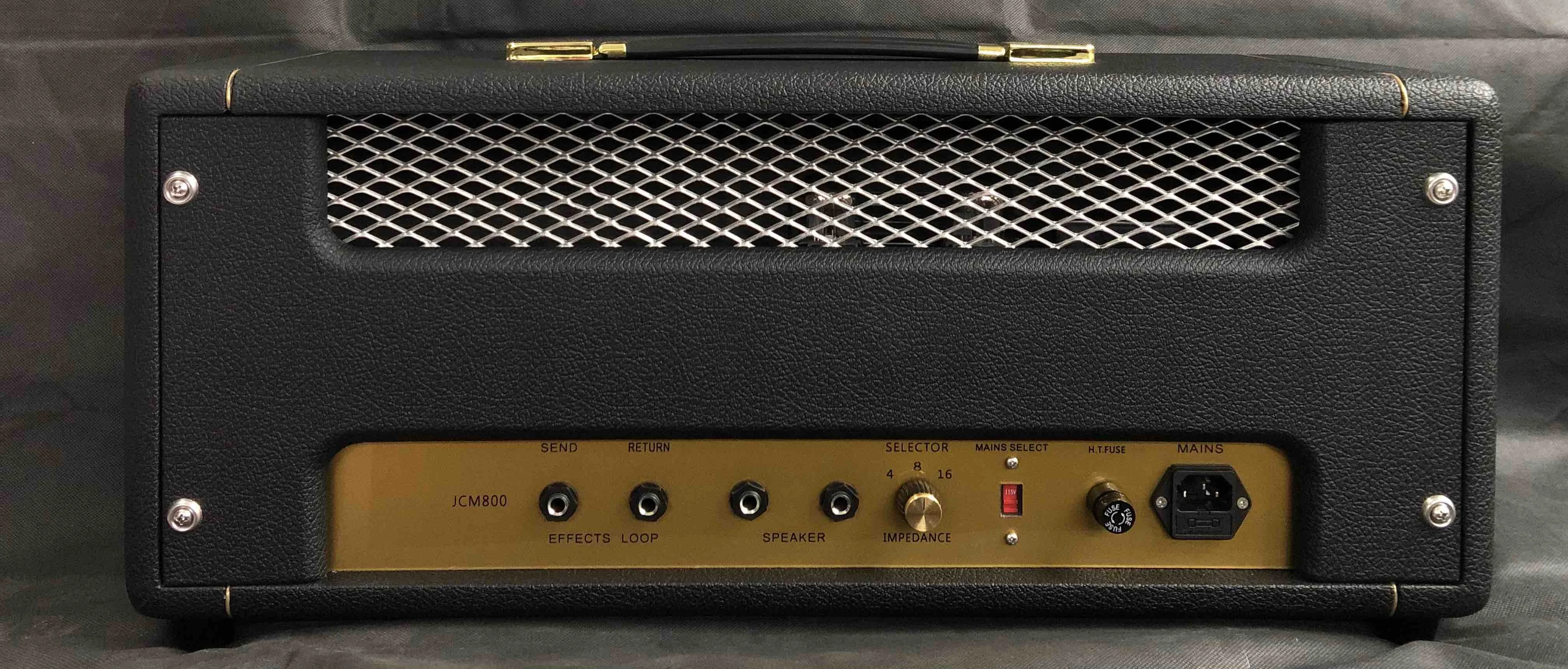 カスタムグランド2204 JCM800 handwiredギターアンプヘッド50ワット黒 