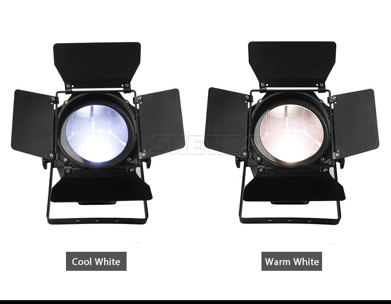 SHEHDS 1 stücke 200 W COB Zoom Par Licht Optische Linse Warm Kühles Weiß DJ Disco Weihnachten Dekoration Bühne Publikum beleuchtung – Detail 5