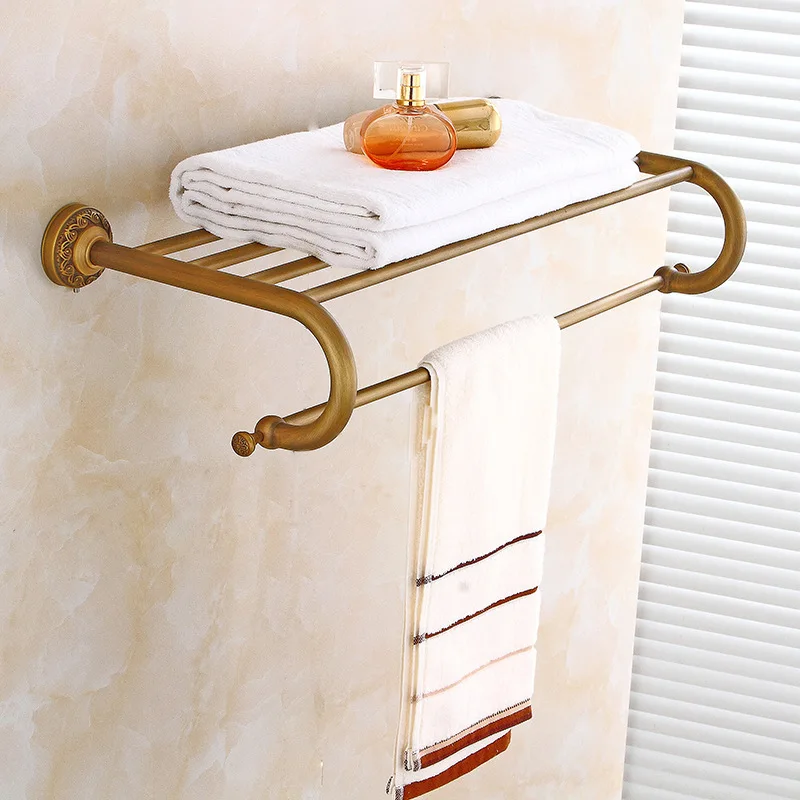 

Vintage Towel Rack Set Bathroom Copper Bath Hardware Hanger towel holder bathroom