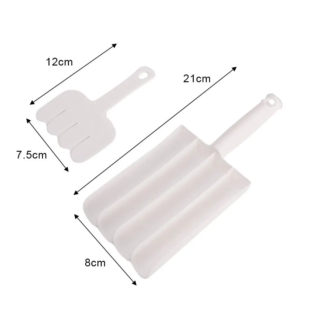 Food-grade PP Meatball Maker Pushing None-Stick Meat Baller Spoon 4 Meatballs at 1 Time with Cutting Spade Meatball Making Tools meat ball maker