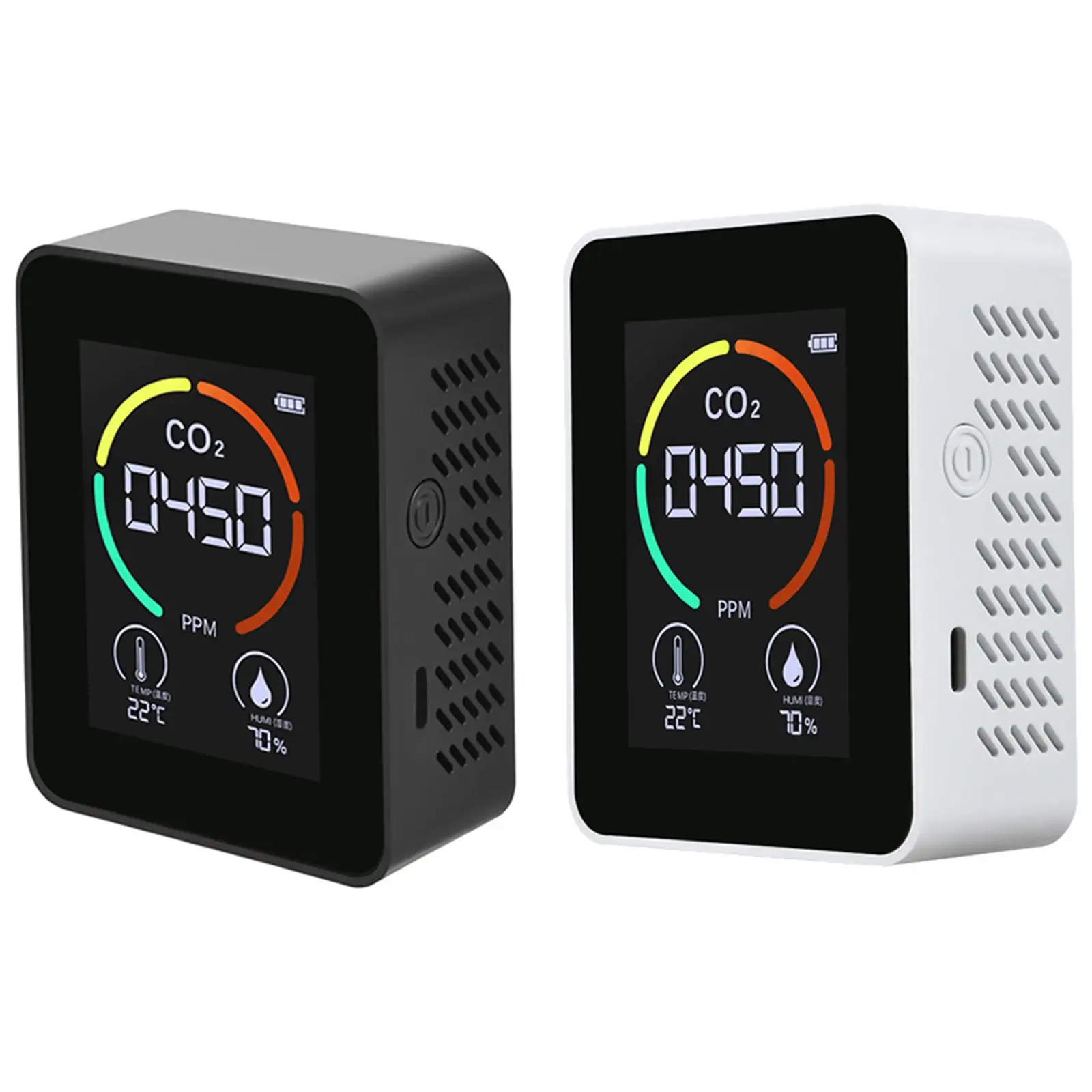 Indoor Air Quality LCD for 2000 MAh Temperature And Humidity Professional Detector Exactly 400 500