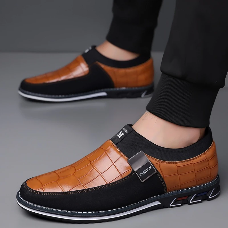 Men's Soft Leather Casual Shoes Autumn  New Men's Sports Shoe Soft Bottom Comfortable Casual Sneakers Zapatos Para Hombre