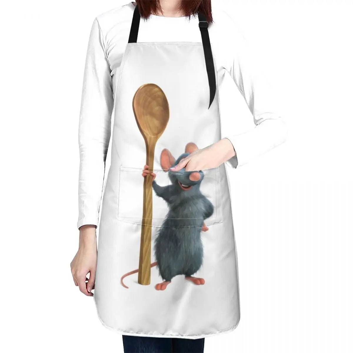 

Ratatouille- remy Apron Men gift New year's apron esthetician apron Utensils For Kitchen