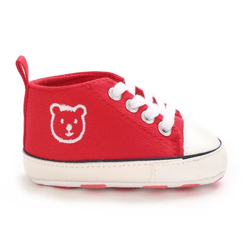 Frühlings- und Herbststil, 0–1 Jahre alt, mehrfarbige Segeltuchschuhe, Baby-Wanderschuhe, Babyschuhe, rutschfeste Schuhe mit weichen Sohlen – Detail 16