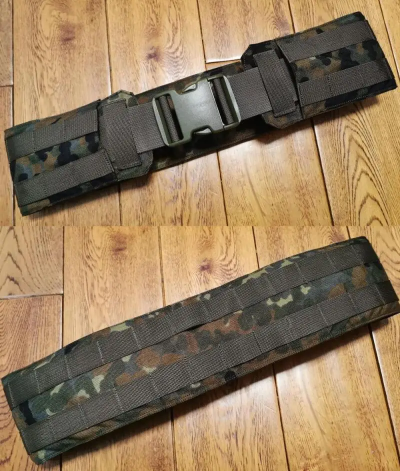 Flecktarn Jungle Deutsch Camouflage Taktische Taille Abdeckung Outdoor Gürtel Molle System Bund Taille Dichtung – Detail 1
