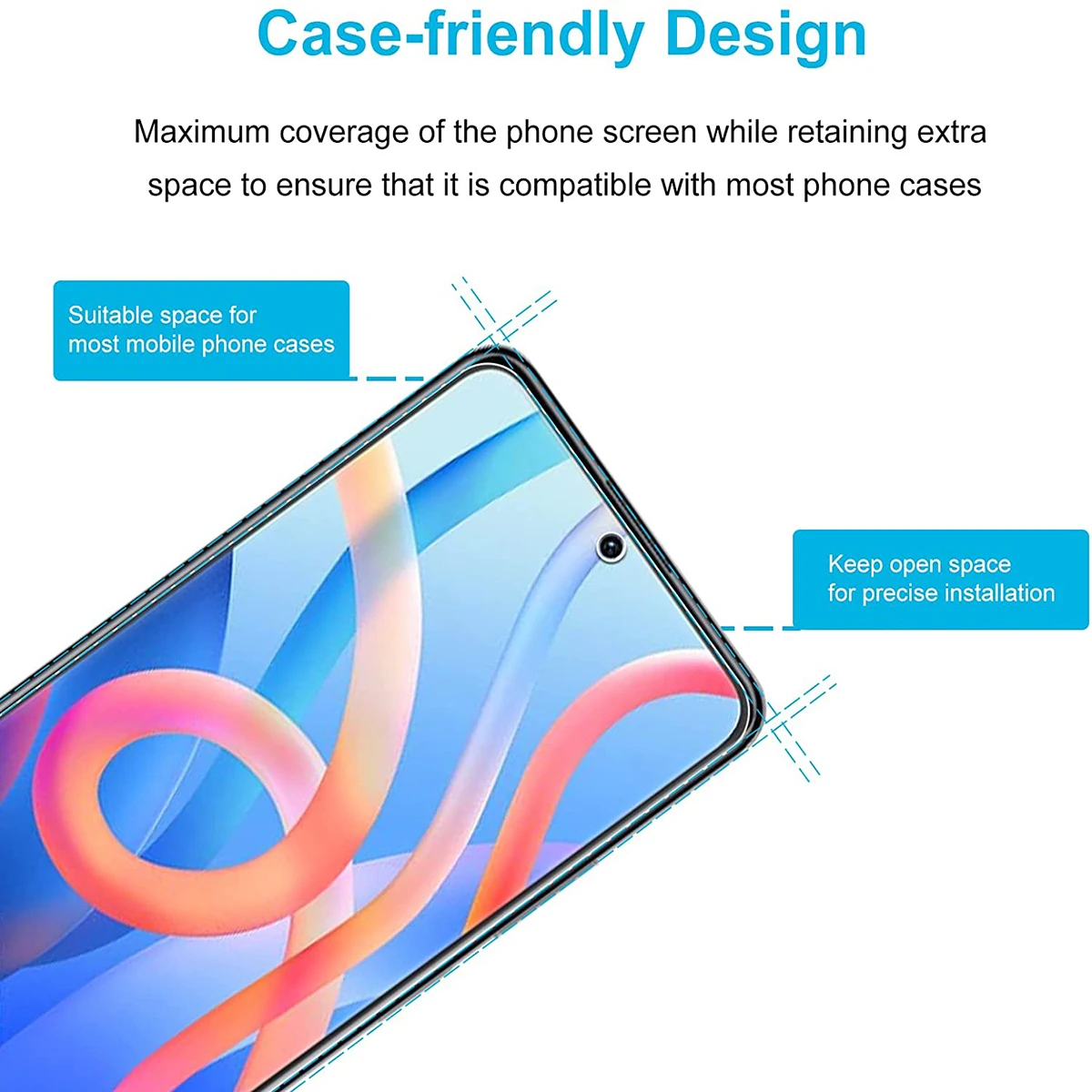 1/2/3/4Pcs Tempered Glass For Xiaomi POCO X4 Pro 5G Screen Protector Glass Film — view 6