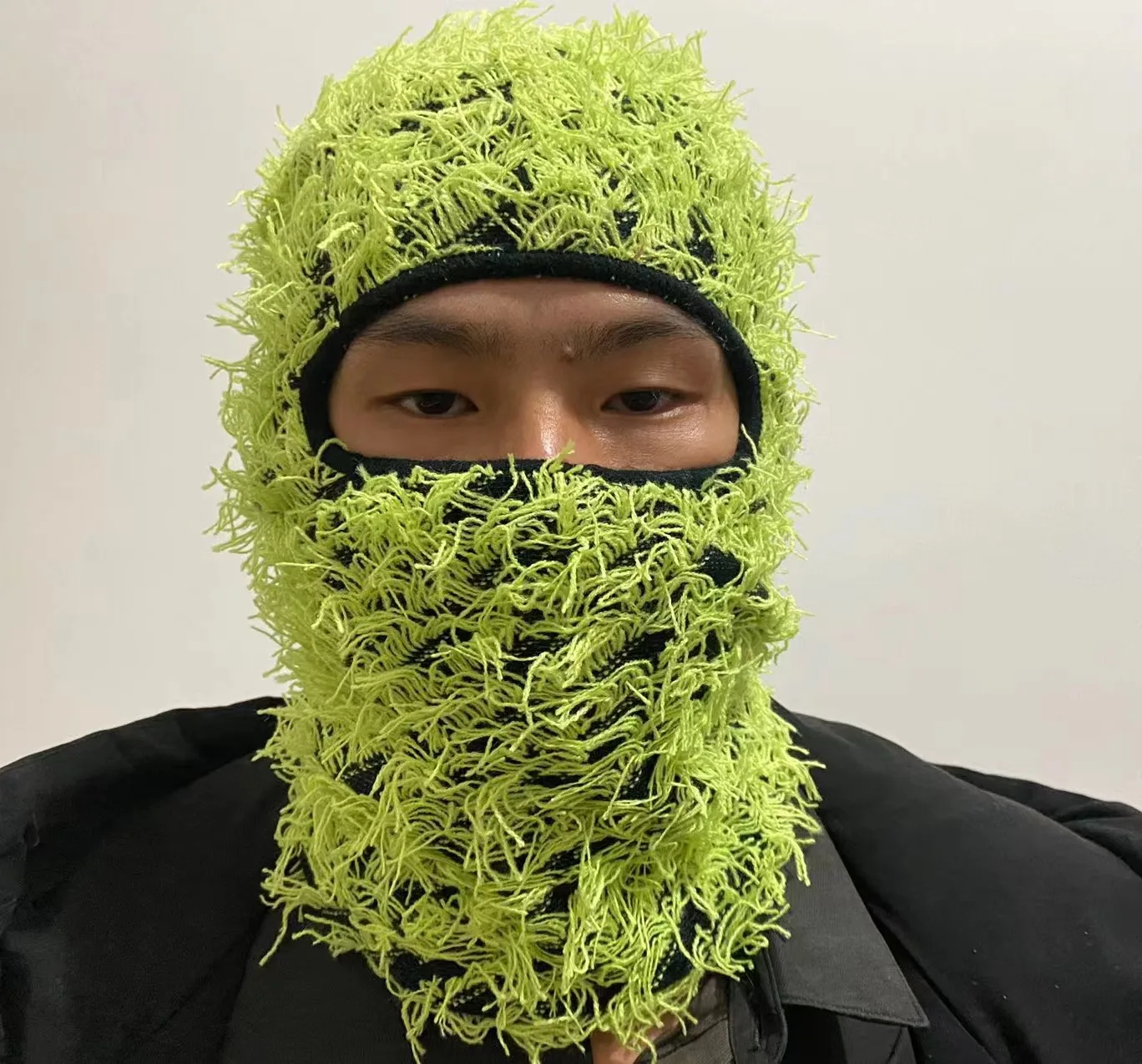 

Hip Hop Full Face Balaclava Distressed Knitted Ski Mask Sheisty Mask