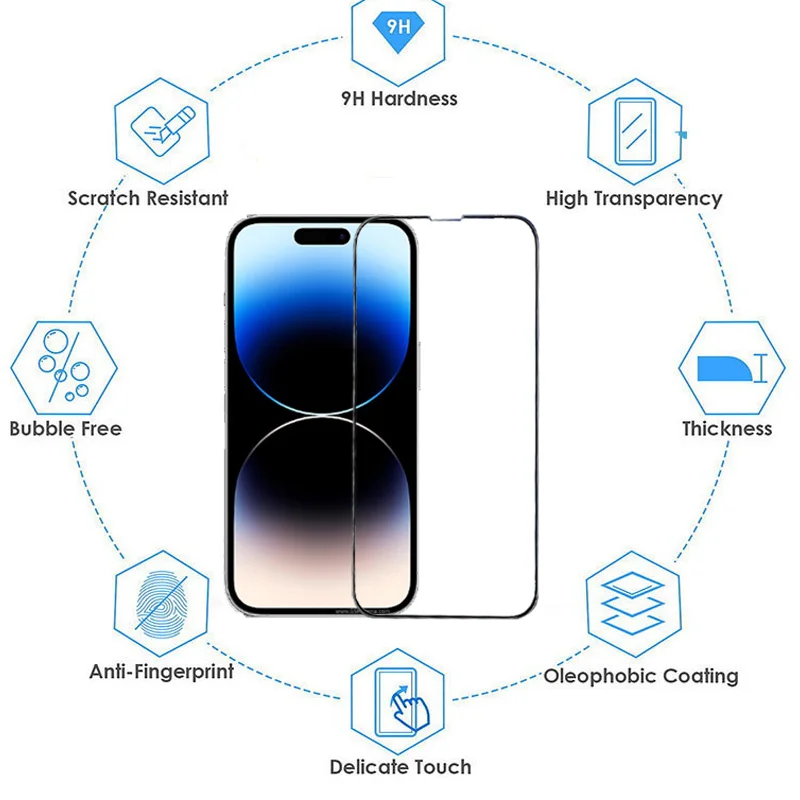 Screen Protector For apple iphone 14 pro max Tempered Glass iphone14pro 14promax lamina Camera iphone14 pro max Glass Film For iphone 14pro Glass iphone 14 pro accessories