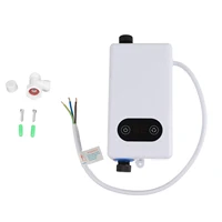 Chauffe-eau sans réservoir chauffage sûr économie d'eau fonction de mémoire économie d'énergie chauffe-eau électrique instantané pour salle de bain 4