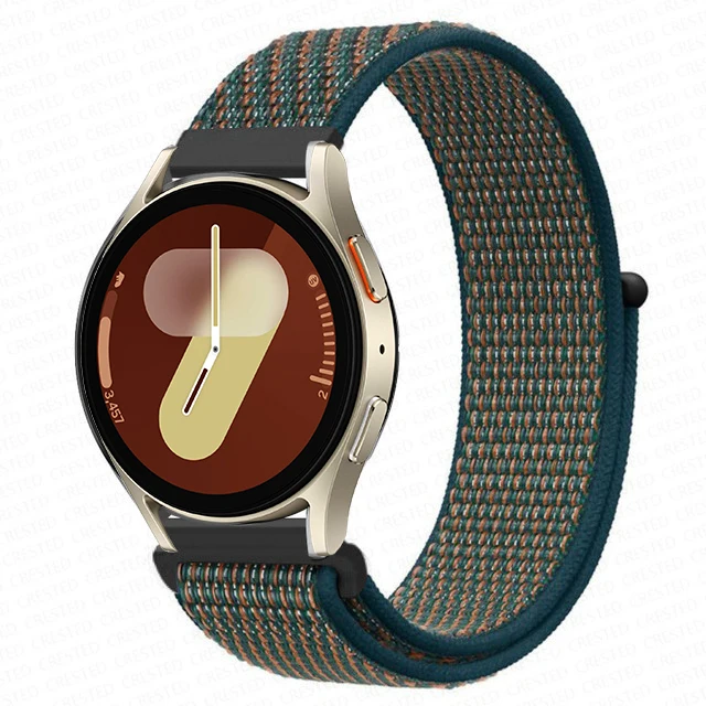 Versatile Nylon Loop Bracelet for Smartwatches - 22mm/20mm Band