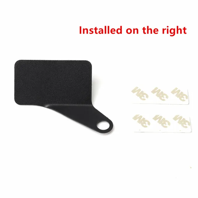 Koso Mini RPM Meter Digital Square LCD Display Engine Tach Hour Meter Tachometer Gauge for BMW YAMAHA KAWASAKI Racing Motorcycle Holder-right