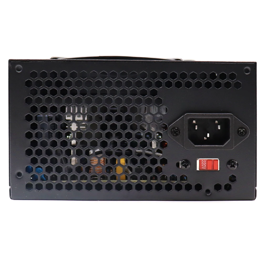 Fonte de Alimentação do pc Psu Avaliado 500w 110v 220v Bivolt para Atx Computador Case Gaming 120 mm Ventilador 20 24pin 12v Fonte Desktop Btc Plugue da ue Fontes de alimentação para PC - Imagem 5