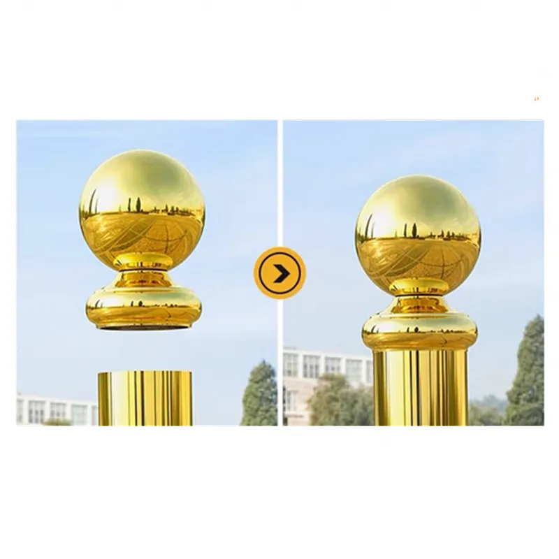 Stainless Steel Stair Ball 304 Connected To Ball Frame Welded Hollow Suitable For Handrail Guardrail Decoration