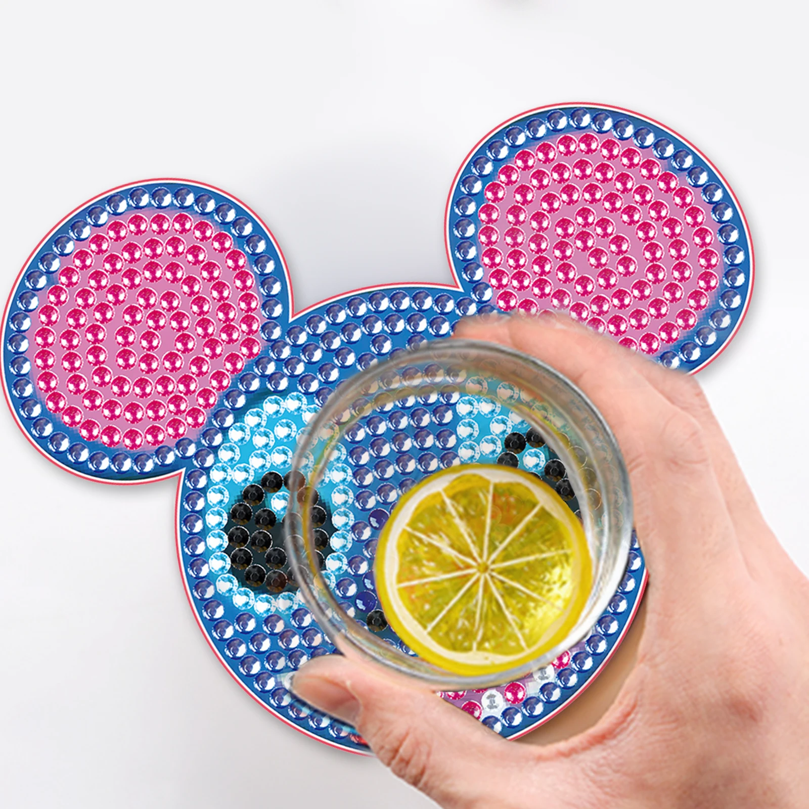 DIY Diamond Painting Coasters Mickey Kit Cartoon Coasters for