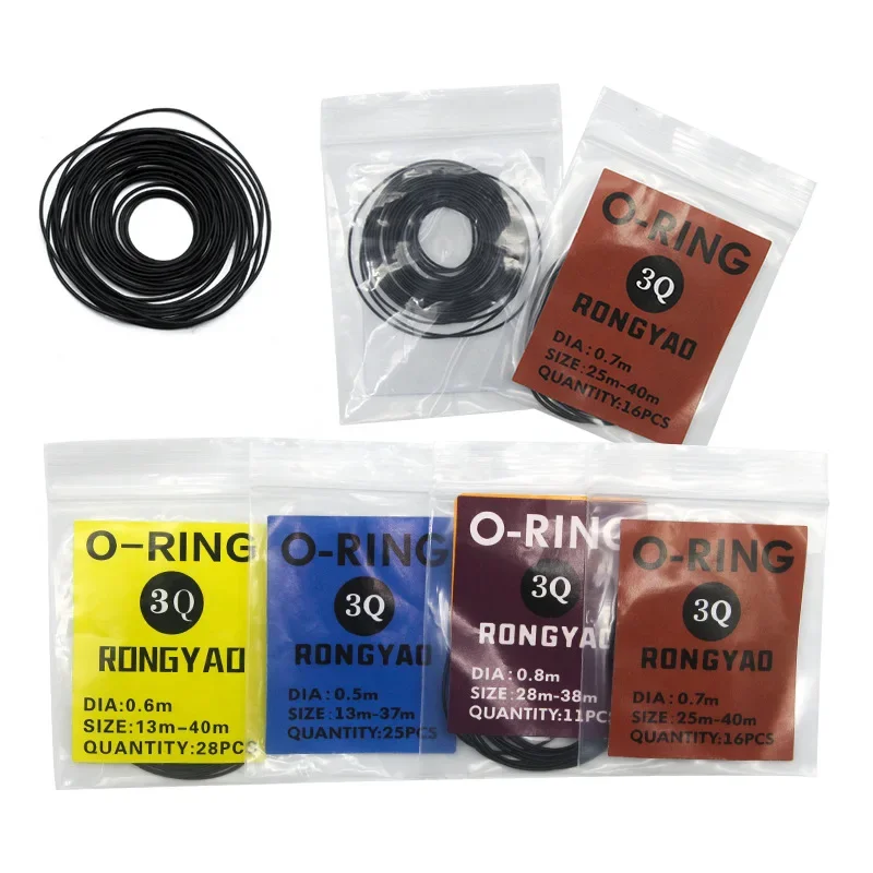 시계 후면 커버 케이스용 방수 고무 개스킷, 시계 제조 업체 수리 도구 액세서리, 0.5mm, 0.6mm, 0.7mm, 0.8mm