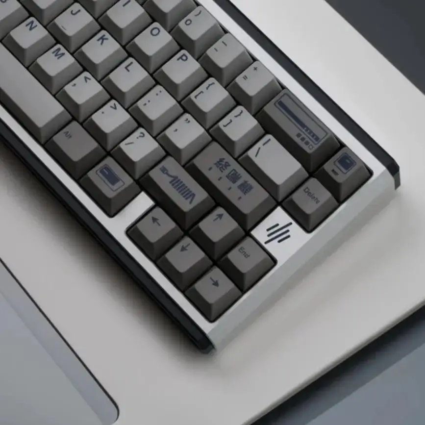 Teclado Mecânico Keycaps Keycaps Faça Você Mesmo Keybox Shenpo Terminal Theme Perfil Cereja Pbt Dye Sub 147 Chaves Conjunto Completo