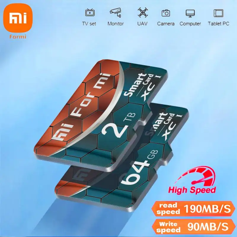 Schede Di Memoria Ad Alta Velocità Formi 128Gb Micro Tf Sd Card Tf Memory Flash Card Mini Sd Card 512Gb Per Telefono Computer Fotocamera Drone