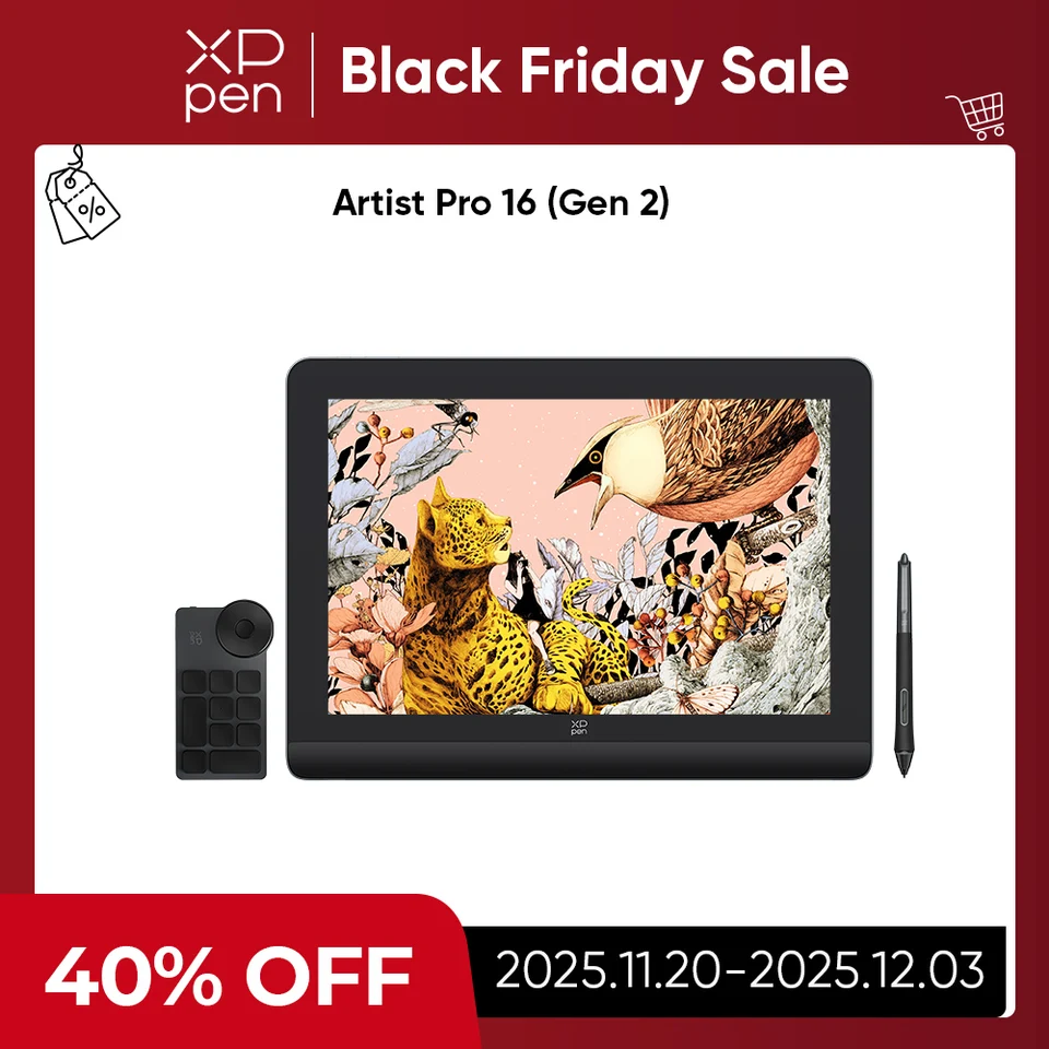 XPPen Artist Pro 16 (Gen 2) Graphics Tablet Monitor 16-inch