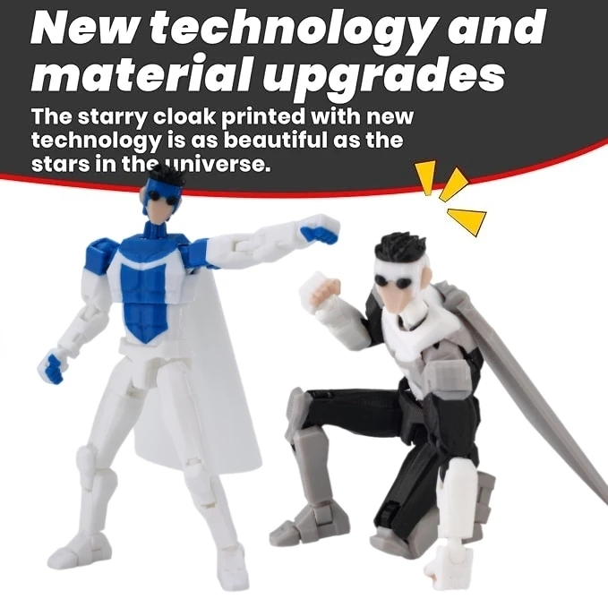 9L3D Titan 13 Invincible Figure Multi-Jointed Movable 3D Printed Dummy 13 Robo Action Figurine Statues Full Body Mechanical Doll - 5