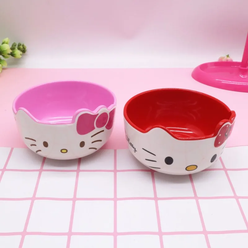 Sanrio Kawaii Cartoon Hello Kitty Soup Bowl