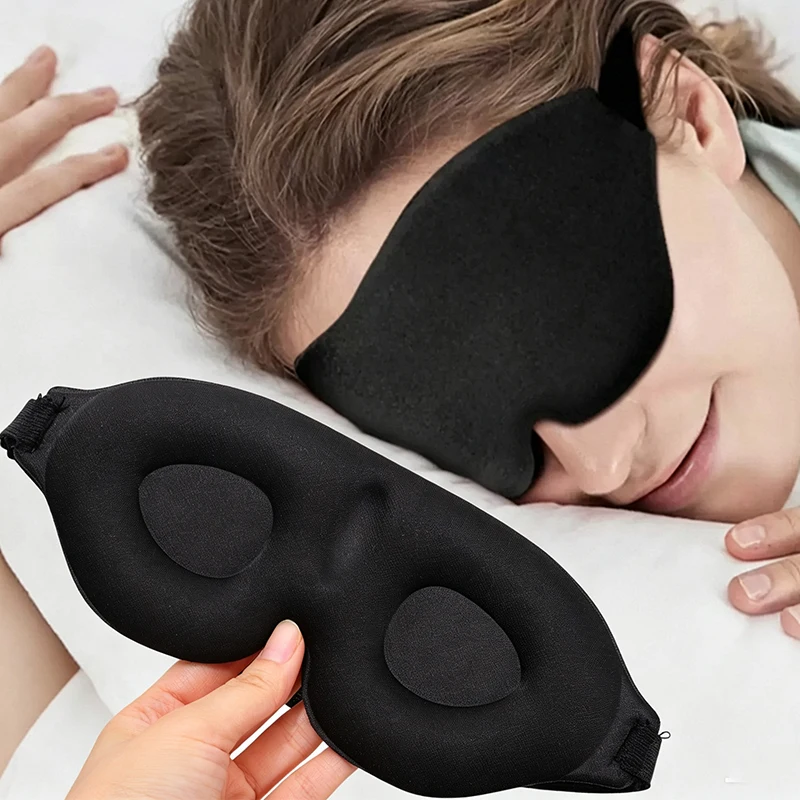 3D Contoured Sleep Eye Mask - Concave Molded Blindfold