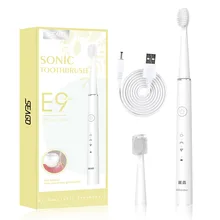 Seago SG-548 szczoteczka elektryczna Sonic Adult akumulator mężczyźni i kobiety para Smart Pure White szczoteczka do zębów 40000 uderzeń min tanie tanio CN (pochodzenie) dla dorosłych Electric Toothbrush Z falą akustyczną ABS+SSL