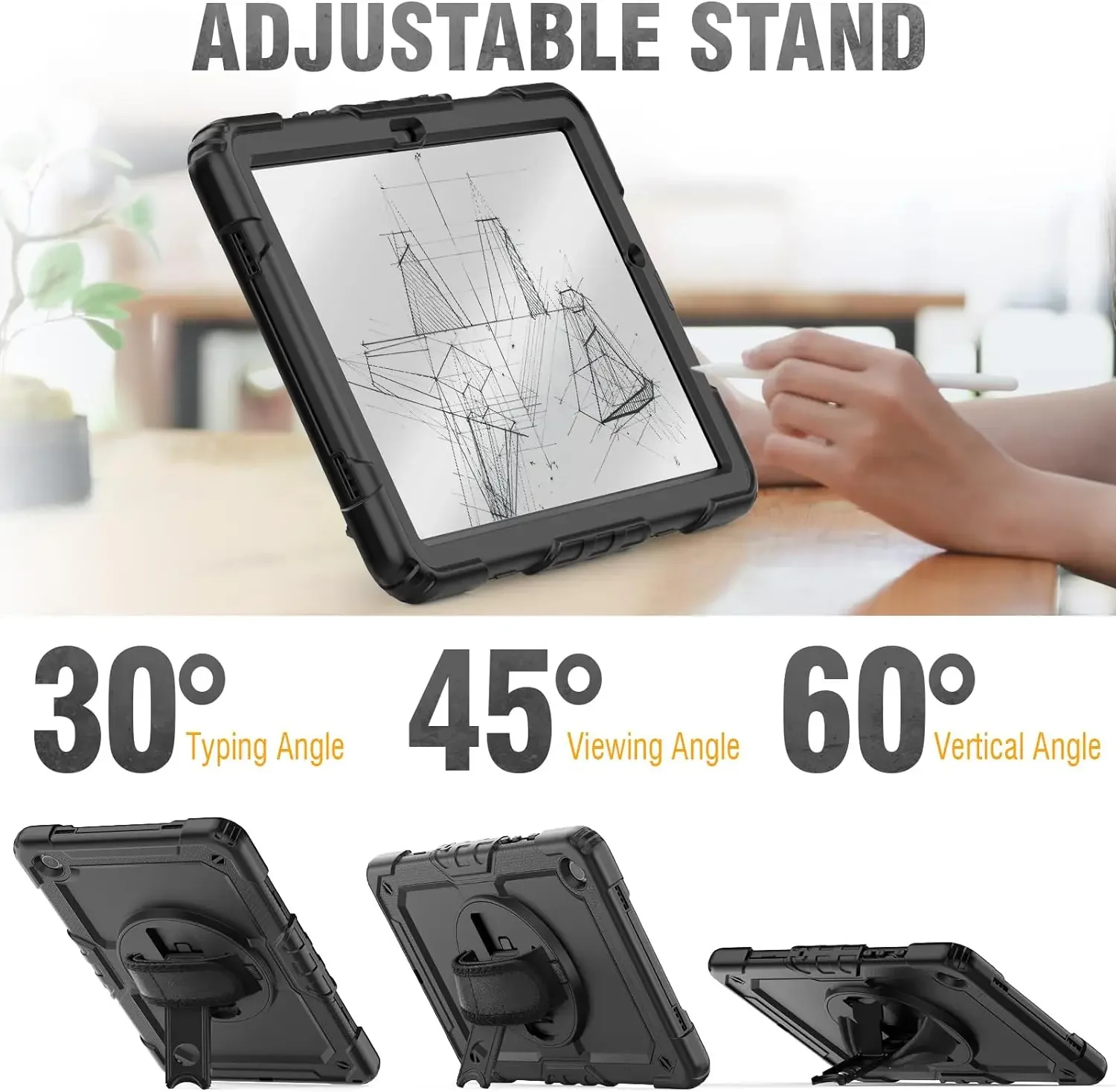 para Crianças Samsung Galaxy Tab Tablet Cover Protetor de Tela Alça de Ombro a9 Plus 11 Sm-x210 X215 X216 2023 a9 8.7 X110 X115 Case - Imagem 2