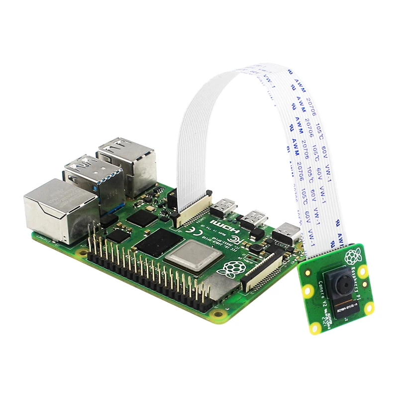 Original Oficial Raspberry pi Câmera Módulo de Webcam v2 Imx219 8mp Modelo 4b 3b 3b Zero Nvidia Jetson Nano B01 - Imagem 2
