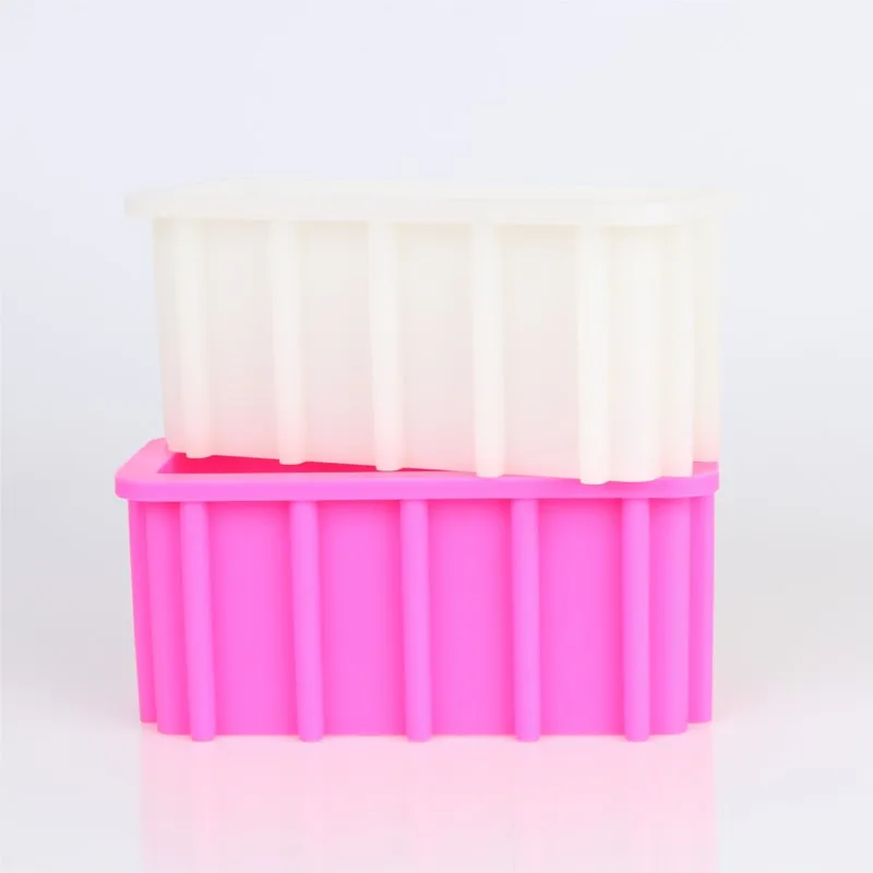 

PR363 Silicone Small Loaf Soap Mold Tall And Skinny Molds Toast Mousse Cake Tools Flexible Swirl Soap Mould Natural PRZY