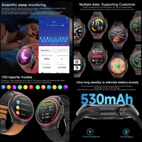 2025 New Laser detection Blood pressure Smart Watch Men Heart rate Pulse Three highs Blood oxygen Call Health Sports NFC Watches - Image 6