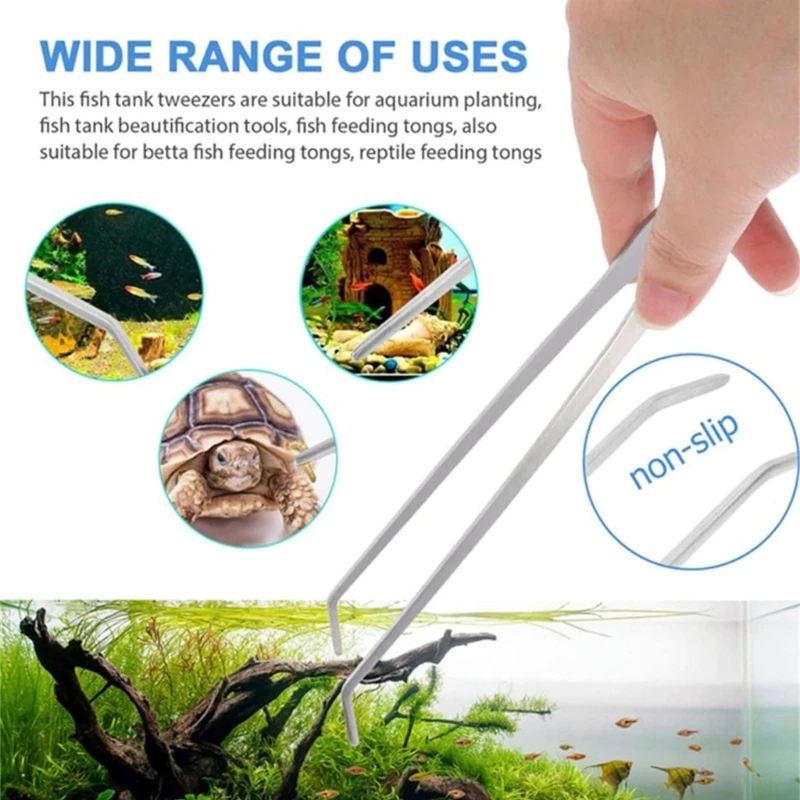 Long Tweezers Reptiles Feeding Tongs Clamp Length for Pet Enthusiasts and Professional Use Y5GB