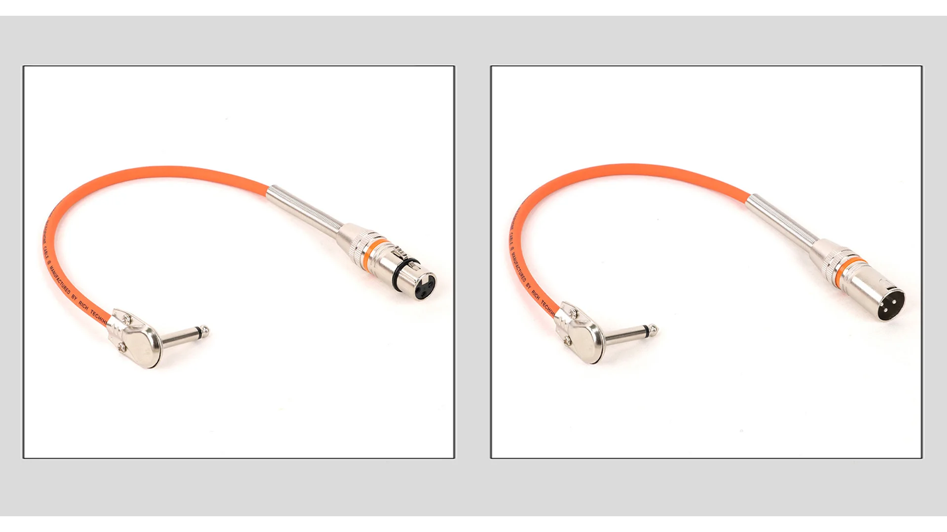 0,3 M-15M Spezialität mehrere Farben hochwertige 6,35mm Zoll ts männliche Buchse an 3-poliges xlr weibliches/männliches Audio kabel für Gitarre – Detail 6