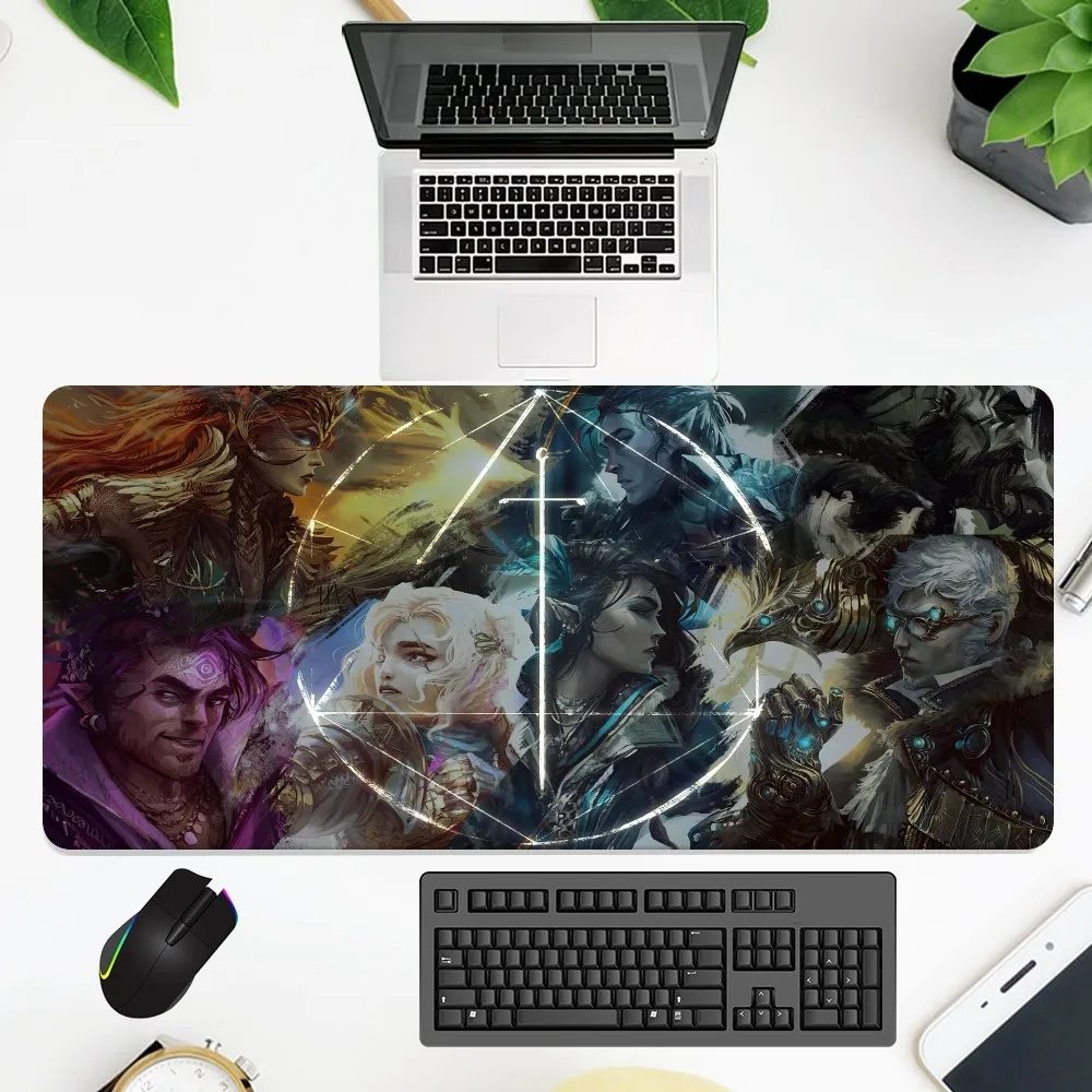 L-Legend Vox Machina Mouse Pad office Large Small Computer pc Keyboard Rubber Game Anti-Slip Mice Mat big 2