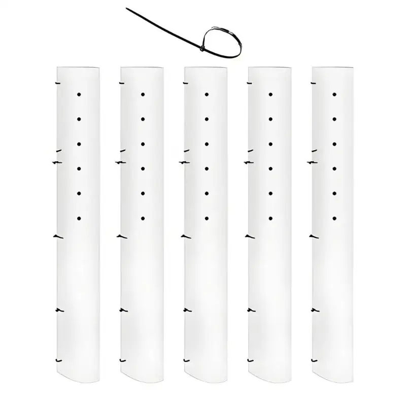 5Pcs Baum Sämling Sapling Wachsen Rohr Entlüftet Sämling Protektoren Garten Rohr Anlage Schutz für Setzlinge Outdoor D2RD – Detail 6