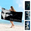 Amine M-Maleficent Microfiber Printed Beach Towel Mountain Climbing Yoga Beach Swimming Running Absorbent Soft Towel 1