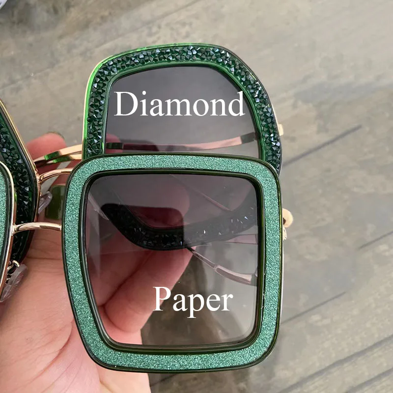 Grand cadre cristal lunettes De soleil femmes refroidissement concepteur femmes nuances Lunette De Soleil Femme Googles lunettes De soleil femmes 2022_voghion.com