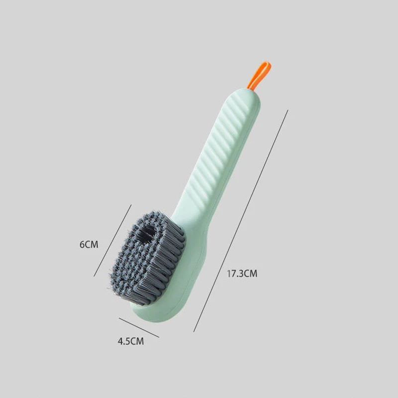 Liquid Fill Shoe Brush Laundry Cleaning Brush Long Handled Laundry Brush Multifunctional Laundry Brush Liquid Shoe Brush With Handle Flexible Washing Scrub Soft Bristles Cleaning Tools Household