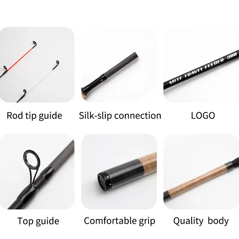 ToplineTackle Feeder FIshing Rod 3M Spinning Fishing Pole 6