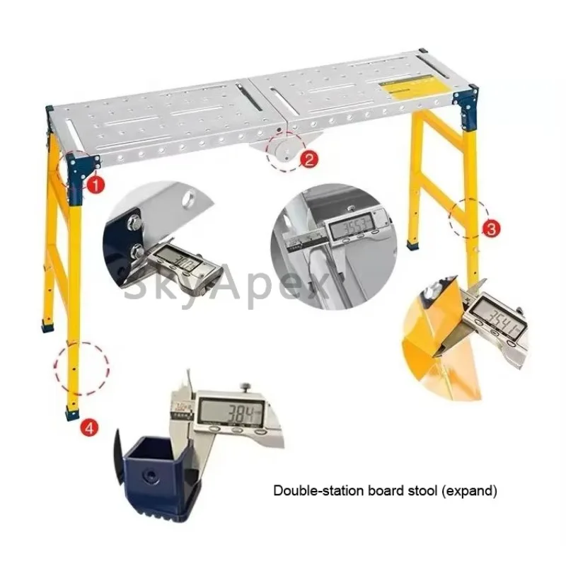 Heavy-duty Folding Scaffolding Painter's Ladder - Image 4