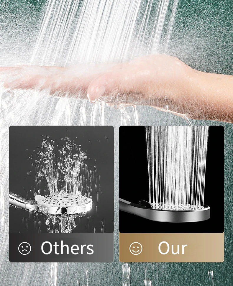 Xiaomi shower head with 5 adjustable modes highpressure shower with