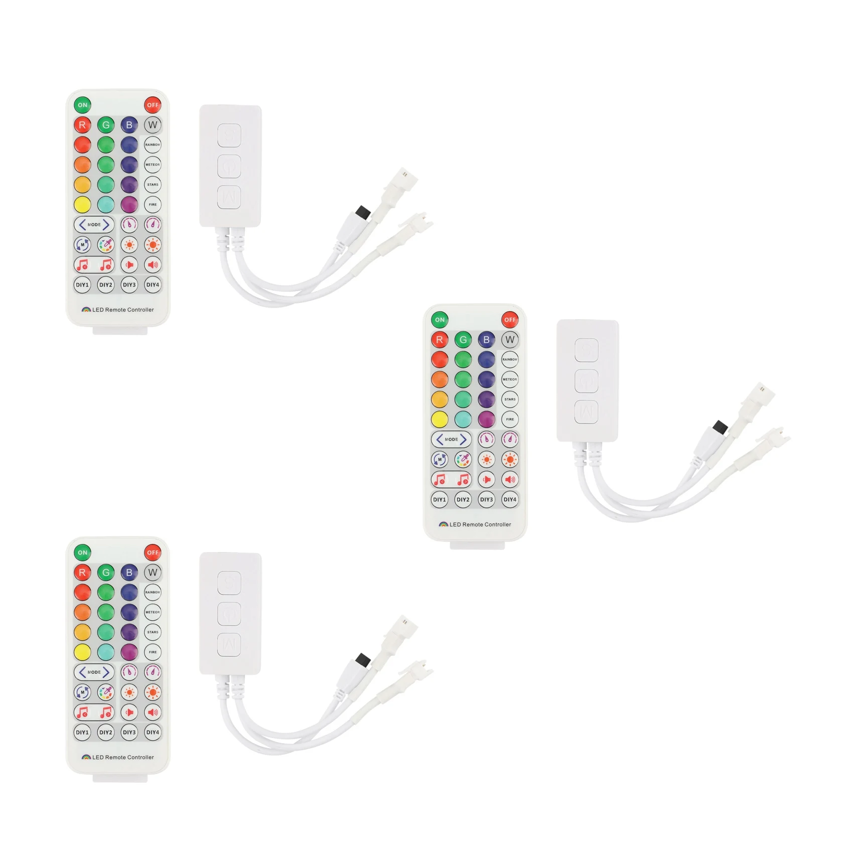 

3X SP511E WiFi Music LED Controller for WS2812B WS2811 Addressable Pixel RGB Dual Output Alexa APP Control